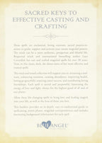 Book cover of 'Sacred Keys to Effective Casting and Crafting' by Blue Angel Publishing with text and logo.