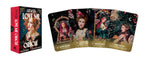 Love Me Oracle card deck with colorful illustrations on a white background