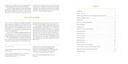 Table of contents for a document or book with chapter titles and page numbers.
