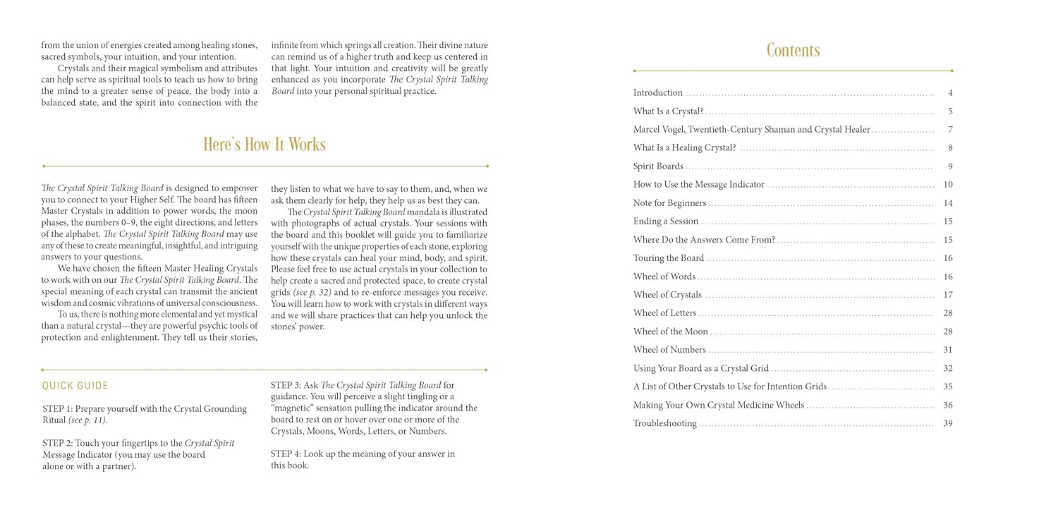 Table of contents for a document or book with chapter titles and page numbers.