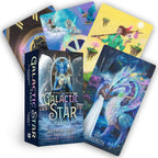 Galactic Star Tarot cards with colorful illustrations and packaging on a white background