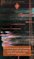 Abstract design with text on a black background