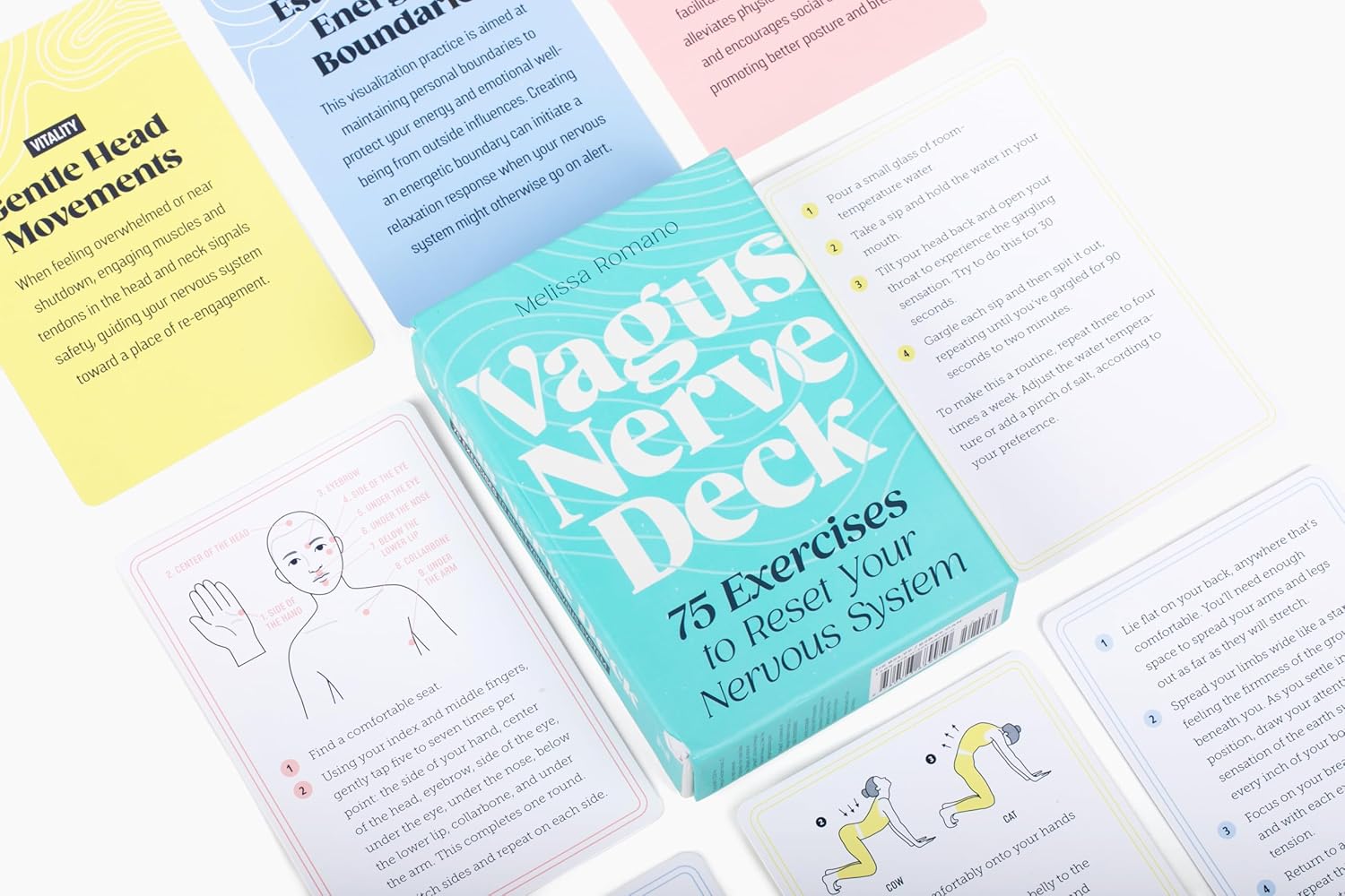 Vagus Nerve Deck card set on a white background