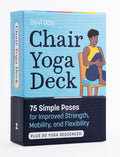 Chair Yoga Deck book cover with a person in a chair on a white background