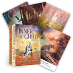 Inner Child Oracle card set with colorful cards and packaging on a white background