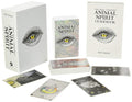 Animal Spirit guidebook and cards set with eye illustration on packaging