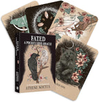 Fated: A Pocket Love Oracle cards by Athene Noctua with a book and cards displayed.