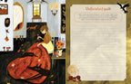 Illustration of a woman working on an unfinished quilt with text overlay.