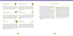 Text document with moon phases and corresponding descriptions on a white background