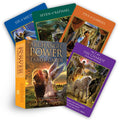Set of Archangel Power Tarot Cards with colorful card backs and a central card.