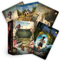The Mystical Garden Oracle card set with cards and packaging displayed.
