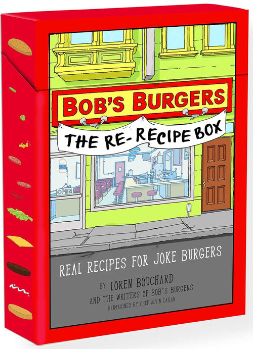 Box of 'Bob's Burgers: The Re-Recipe Box' with a colorful front design.
