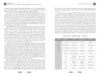 Page from a book or document with text and a table titled 'Minor Arcana Table' on a white background.