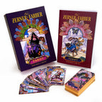 Zerner-Farber Tarot guide book and card set on a white background