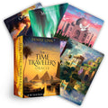 Denise Linn's 'The Time Traveler's Oracle' card set with colorful cards and a box.