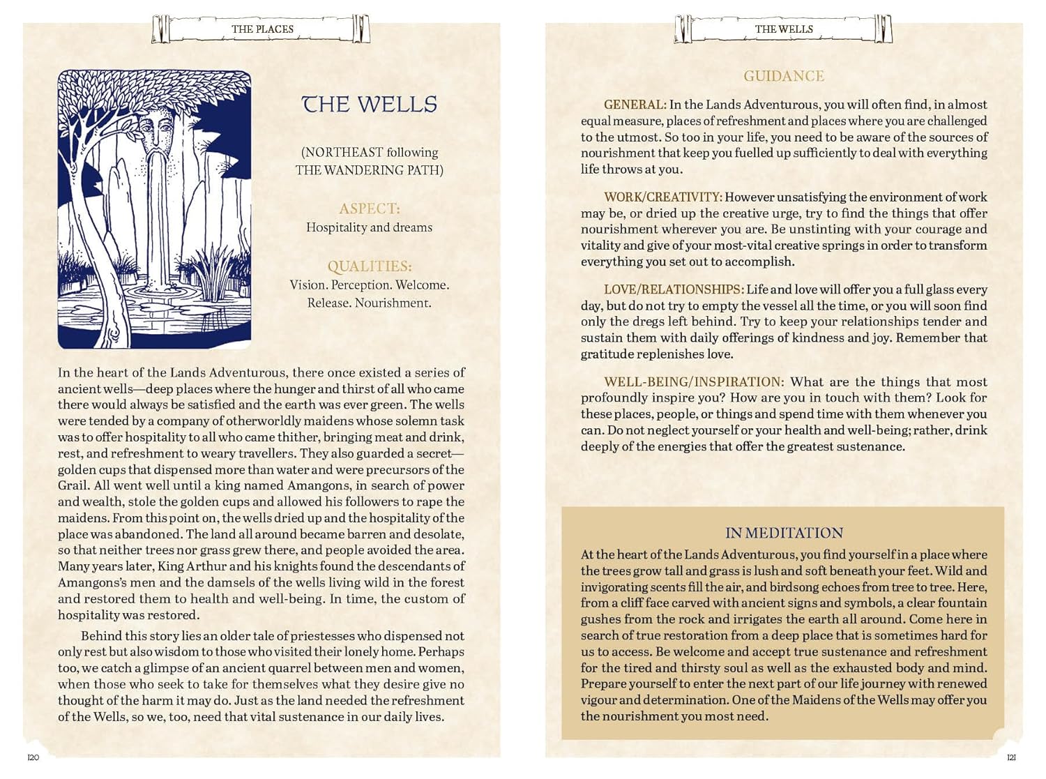 Page from a book or manual titled 'The Wells' with text and illustrations.