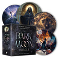 Dark Moon Oracle card set with box and cards on a white background