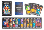 Star Trek tarot cards with character illustrations and deck packaging.