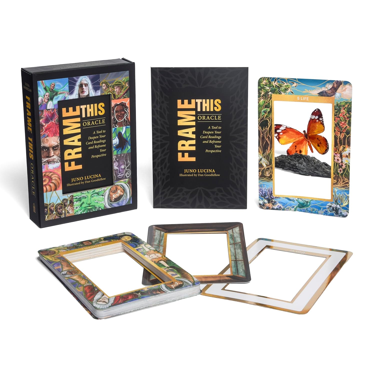 Frame This Oracle card set with packaging on a white background