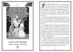 Magical card titled 'Love Listening' with illustrations and text on a white background