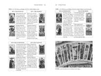 Pages from a book on Spirit Helper Cards with illustrations and text.