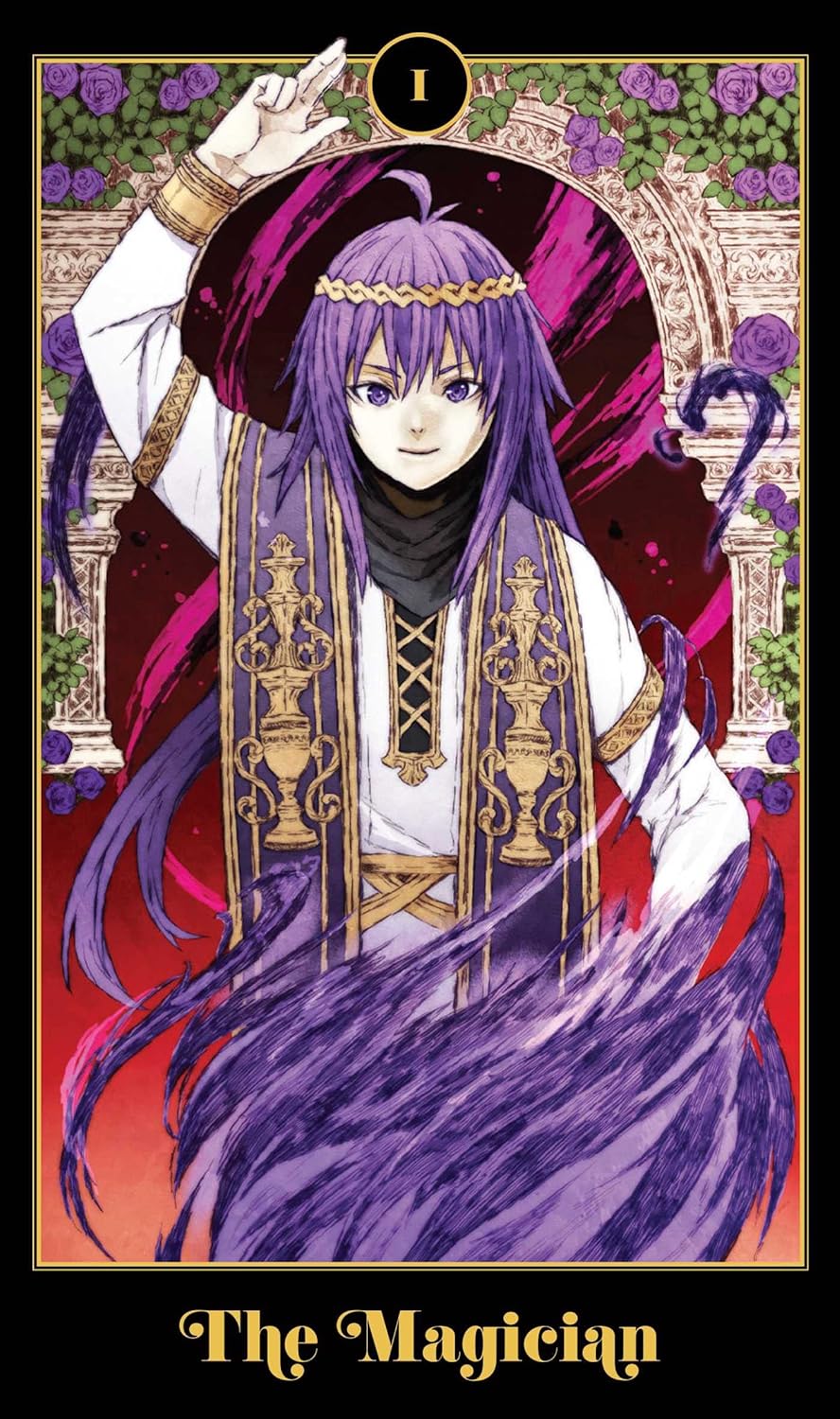 Card featuring an illustrated character labeled 'The Magician' with a fantasy design.
