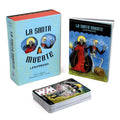 La Santa Muerte Lenormand cards with packaging on a white background