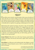 Card deck with illustrations of birds and their meanings, featuring Jeanne Ruland and Petra Kähne.