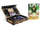 Celestial Frequencies product packaging with cards and box on a white background