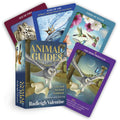 Animal Guides Tarot cards with deck box on a white background
