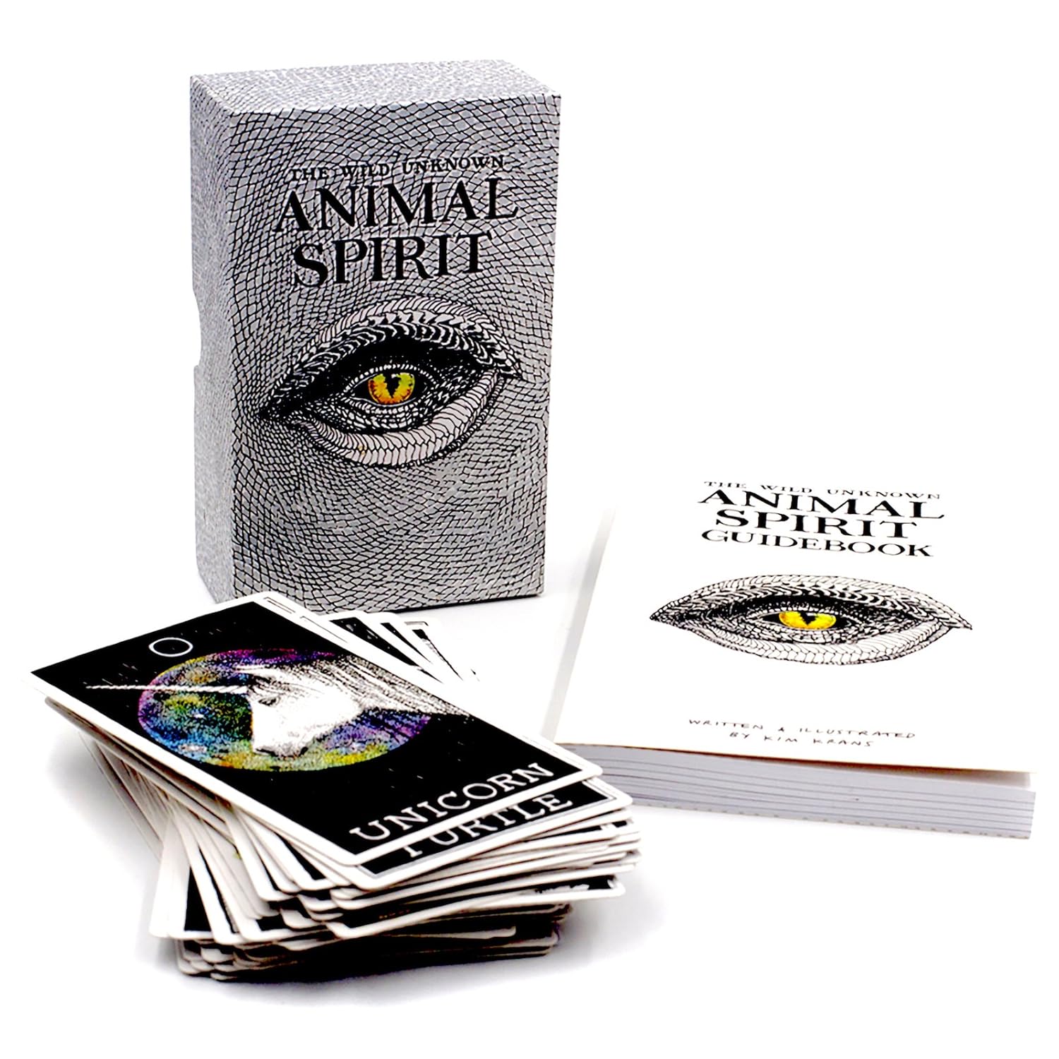 Animal Spirit card set with guidebook and cards on a white background