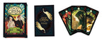 Good Omens tarot deck packaging with cards displayed