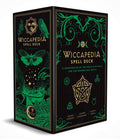 Wiccapedia Spell Deck packaging with green and black design
