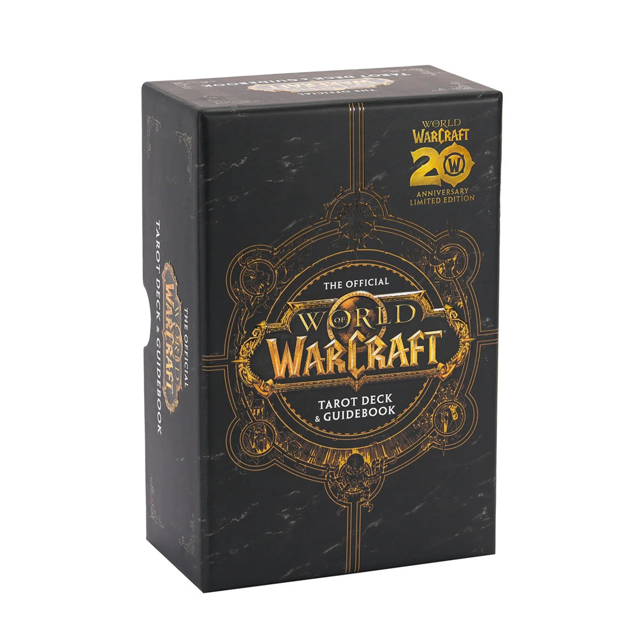 World of Warcraft tarot deck & guidebook packaging on a white background