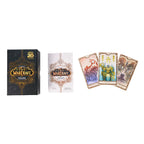 World of Warcraft tarot cards with packaging on a white background