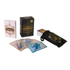 World of Warcraft trading card game packaging with cards and pouch on a white background