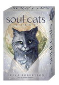 Box for 'Soul Cats Tarot' with a cat illustration on a white background
