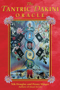 Cover of 'The Tantric Dakini Oracle' with a colorful design and red border.