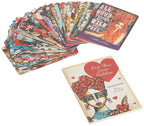 Collection of tarot cards with a focus on one card showing 'Love Your Inner Goddess' guidebook.