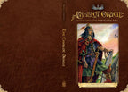 Cover of 'The Camelot Oracle' with a character holding a sword against a scenic background.