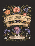 Book cover of 'Florilogy' with floral design and text on a dark background