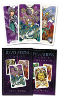 Revelations Tarot cards with cover and companion book by Zach Wong.