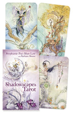 Shadowscapes Tarot cards with artwork and card holder