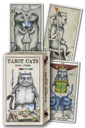 Set of Tarot Cats playing cards with tarot card designs.