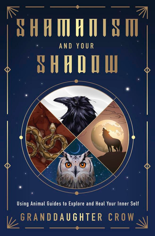 Book cover of 'Shamanism and Your Shadow' with nature-themed design