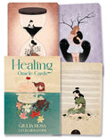 Healing Oracle Cards by Giulia Rosa and Lucia Giovannini with illustrated covers.