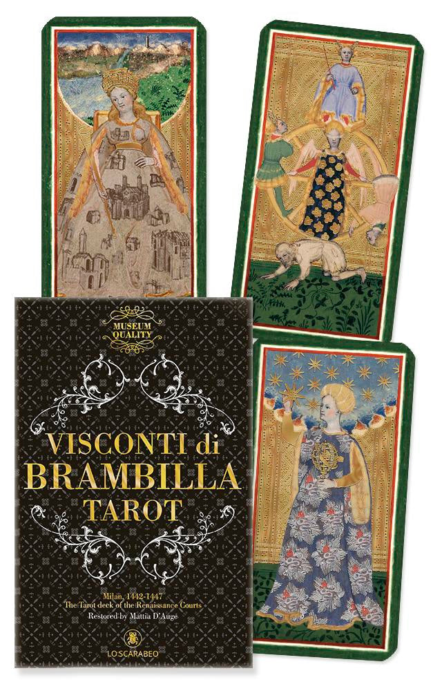 Visconti di Brambilla Tarot cards with decorative box
