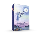 Guardian Tarot card box with artistic design on a white background