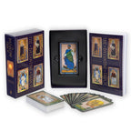 Byzantini Tarot cards with packaging on a white background