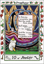 Card with text 'Prophecy' and a预言风格的插图